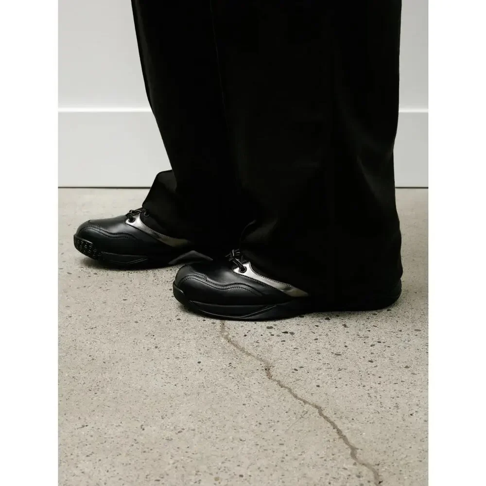 Our Legacy Wildheart Tinny Carbon Leather Sneakers EU44 Vibram